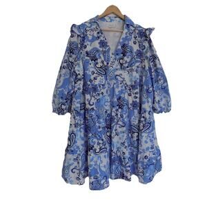 Chic Soul dress tiered babydoll ruffle plus size 3X